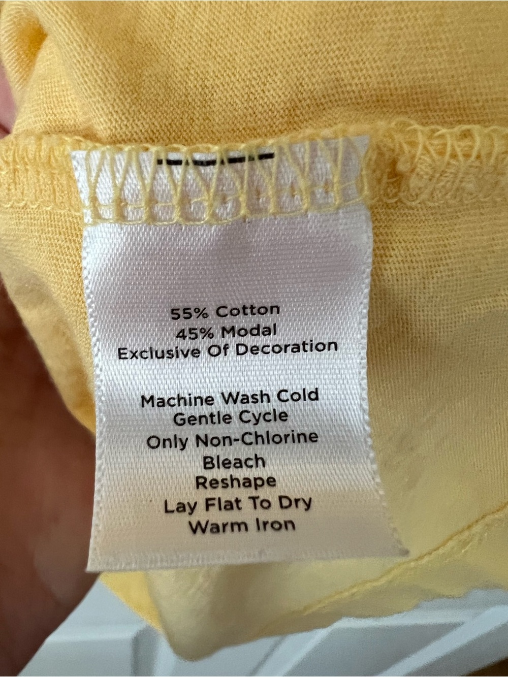 Talbots Yellow Ruffle Neck Top - Picture 5 of 8